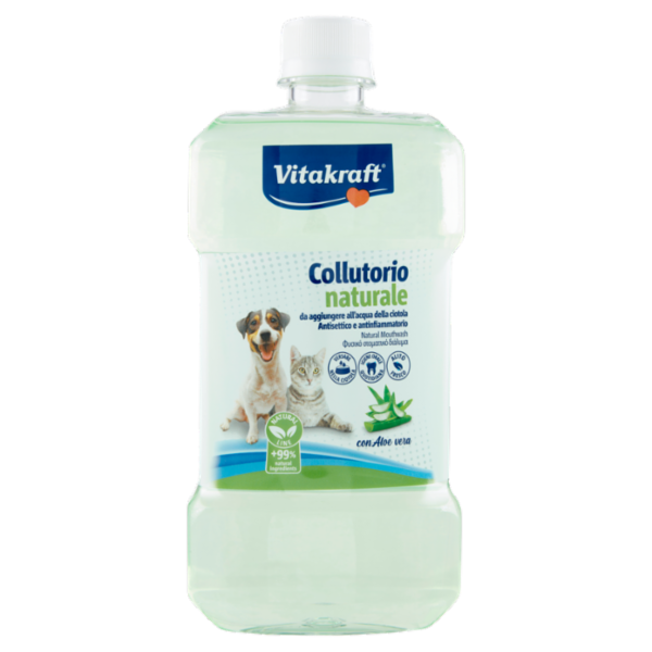 Vitakraft Collutorio naturale con Aloe vera 500 ml
