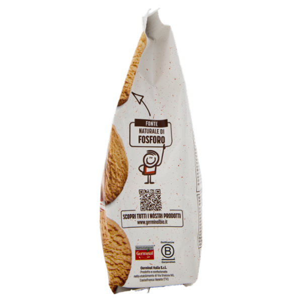 Germinal Bio Buoni per Natura Biscotti Integrali Crusca Avena 250 g