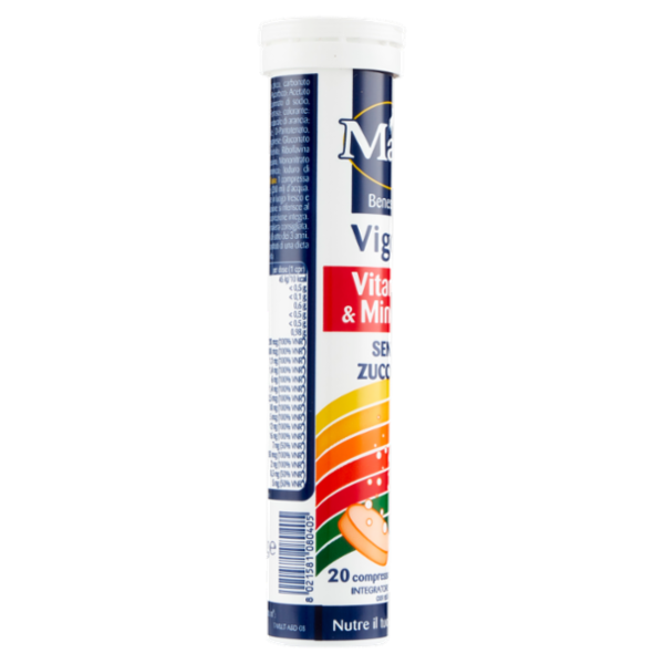 Matt Benessere Vigore Vitamine & Minerali 20 compresse effervescenti 90 g