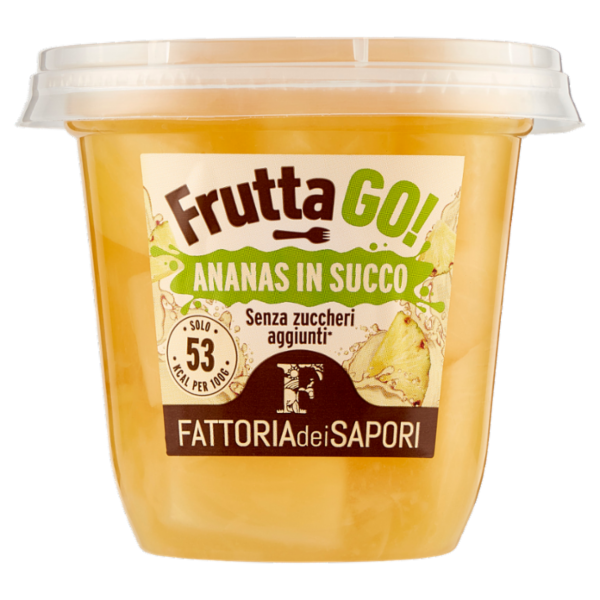 Fattoria dei Sapori Frutta Go! Ananas in Succo 200 g