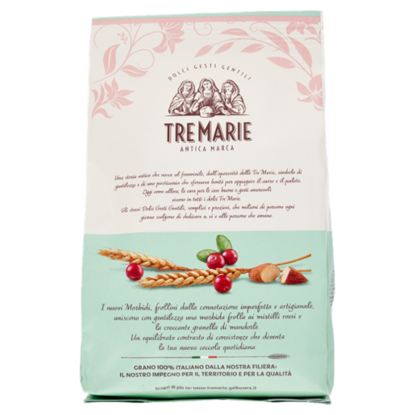 Tre Marie i Morbidi mirtilli rossi e mandorle 300 g