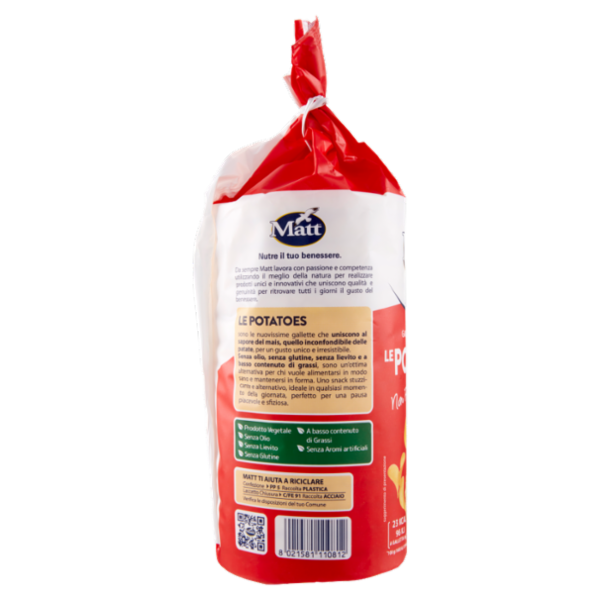 Matt le Potatoes Gallette di Patate e Mais 100 g