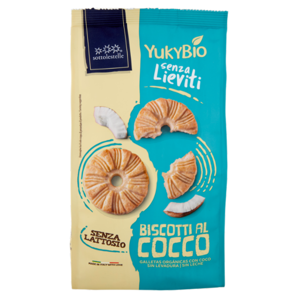 YukyBio Senza Lieviti Biscotti al Cocco 300 g