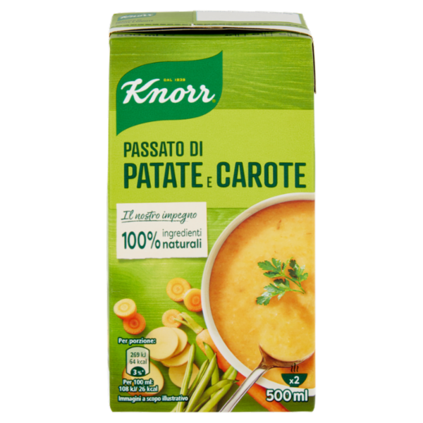 Knorr Passato di Patate e Carote 500 ml