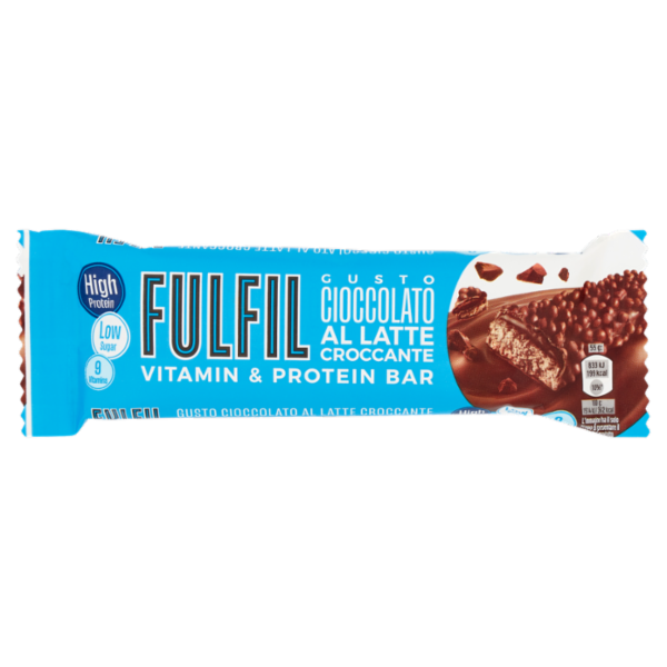 Fulfil Vitamin & Protein Bar Gusto Cioccolato al Latte Croccante 55 g