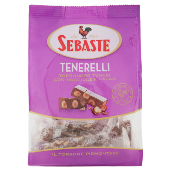Sebaste Tenerelli Torroncini Teneri con Nocciole e Cacao 180 g
