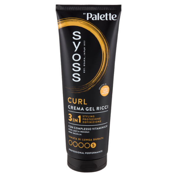 Syoss By Palette Curl Crema Gel Ricci 250 ml