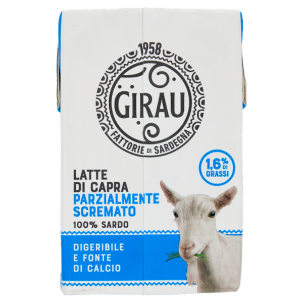 Girau Latte di Capra Parzialmente Scremato 500 ml