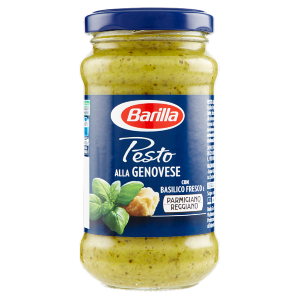 Barilla Pesto alla Genovese Basilico Fresco Italiano Condimento e Sugo per Pasta 190 g