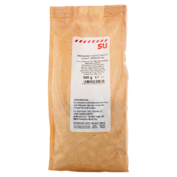 Sù Frutta Secca Pistacchi Tostati 500 g