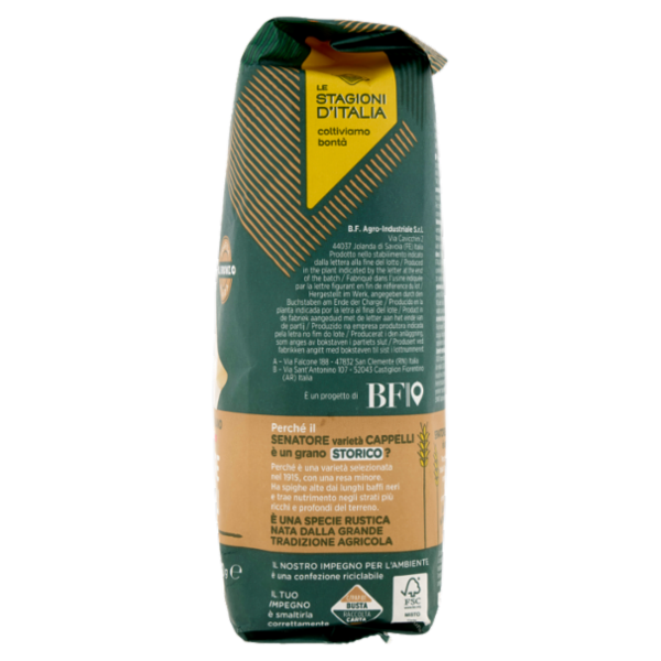 Le Stagioni d'Italia Senatore varietà Cappelli Orecchiette 500 g