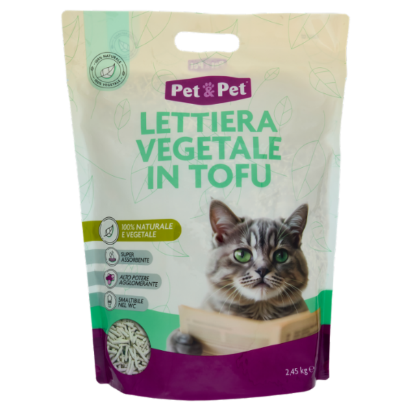 Pet & Pet Lettiera Vegetale in Tofu 2,45 kg