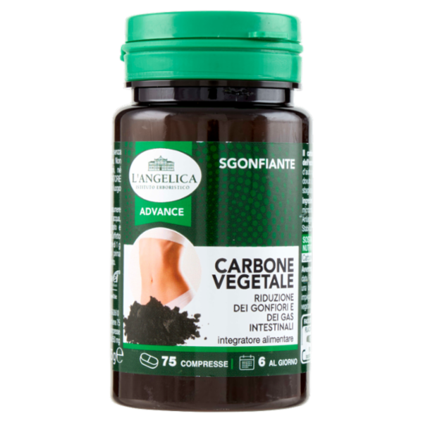 L'Angelica Advance Carbone Vegetale Compresse 75 x 850 mg
