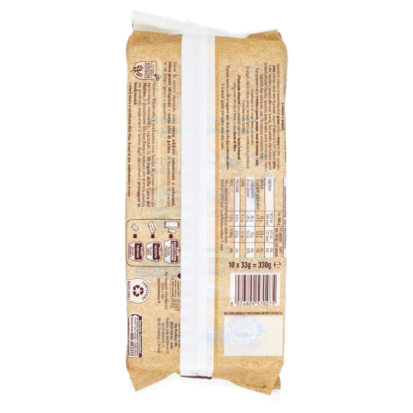 Mulino Bianco Plumcake Integrale Merenda con 100% Farina Integrale 10 pezzi 330g