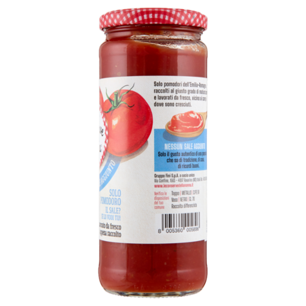 Le Conserve della Nonna Pomodoro dell'Emilia Romagna Senza Sale Aggiunto 420 g
