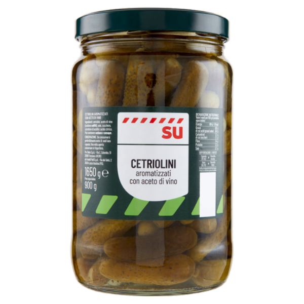 Sù Cetriolini Aromatizzati con Aceto di Vino 1,65 kg
