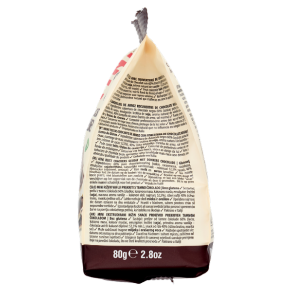 Fiorentini i Croccanti Quadrotti di Riso Cioccolato Fondente 80 g