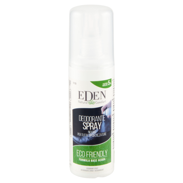 Eden Deodorante Spray No Gas per Tutti i Tipi di Calzature 100 ml