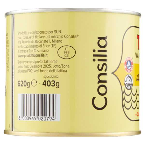 Consilia Tonno all'Olio di Oliva 620 g