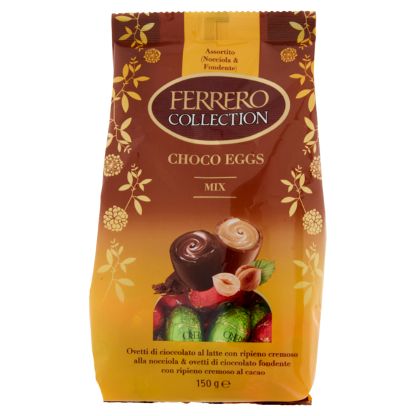 Ferrero Collection Choco Eggs Mix Assortito (Nocciola & Fondente) 150 g