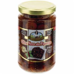 Bella Contadina Olive Nere Intere Conditealla Paesana 290g