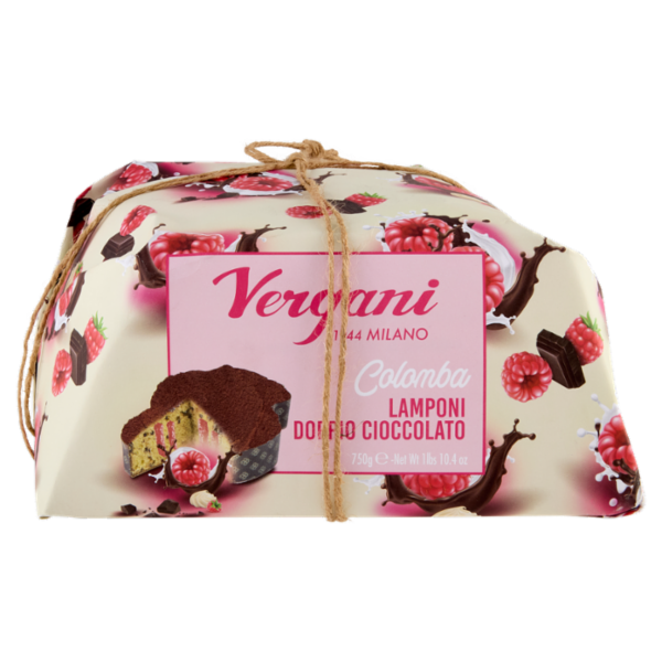 Vergani Colomba Lamponi Doppio Cioccolato 750 g