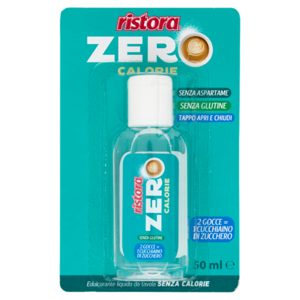 Ristora Zero Calorie Edulcorante liquido da tavola Senza Calorie 50 ml