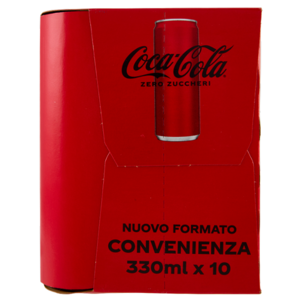 Coca-Cola ZERO lattina sleek 10 x 33 cl