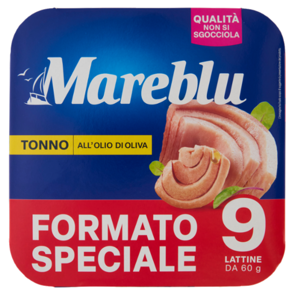Mareblu Tonno all' Olio di Oliva 9 x 60 g