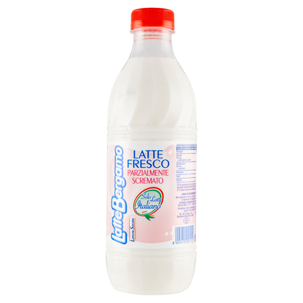 Latte Bergamo Latte Fresco Parzialmente Scremato 1000 ml
