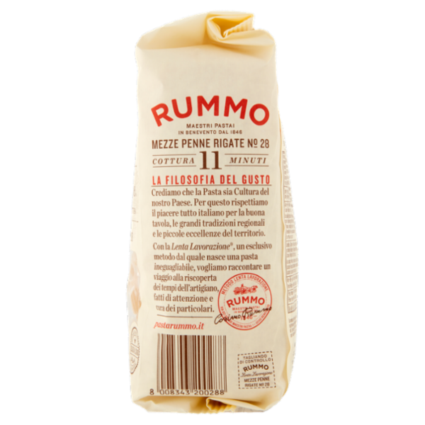 Rummo Mezze Penne Rigate N° 28 500 g