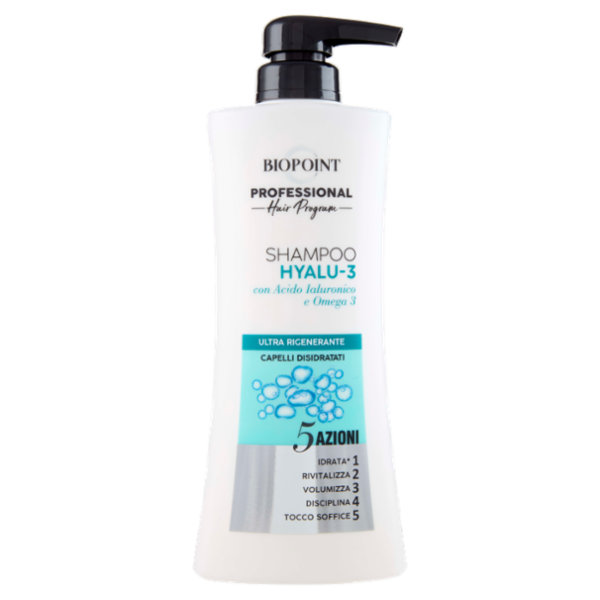 Biopoint Professional Hair Program Shampoo Hyalu-3 400 ml