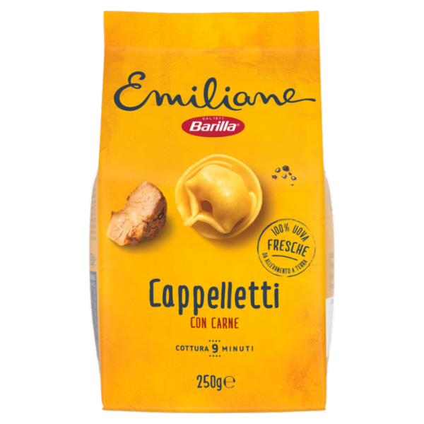 Barilla Emiliane Cappelletti Pasta all'Uovo ripiena con Carne 250 g