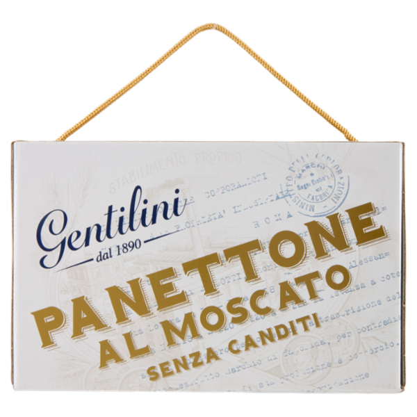 Gentilini Panettone al Moscato Senza Canditi 1000 g