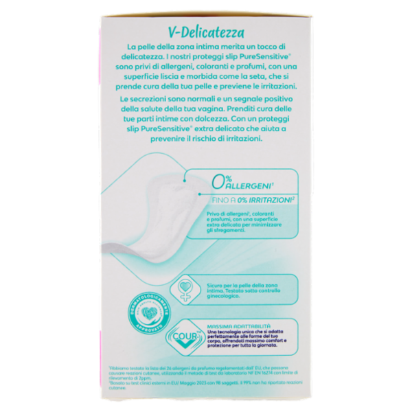 Nuvenia dailies PureSensitive Regular Proteggi Slip 30 pz