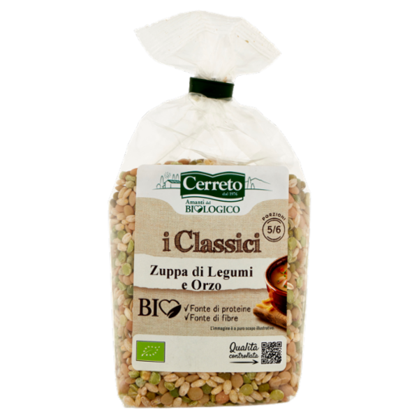 Cerreto i Classici Zuppa di Legumi e Orzo Bio 350 g