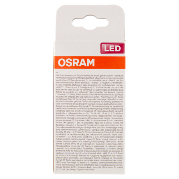 Osram Led Star Classic A 75 Warm White 7.5 W E27