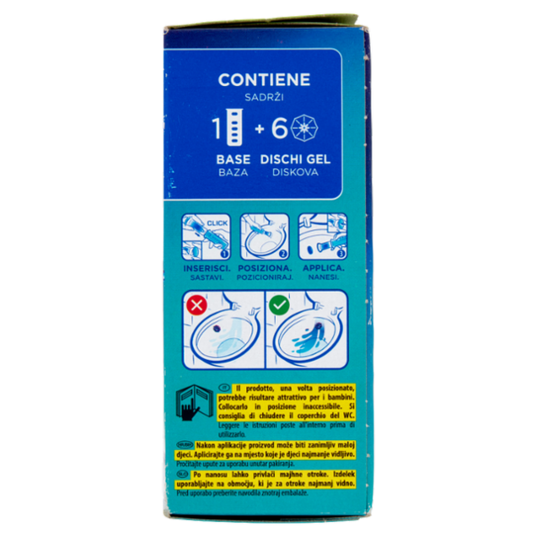 Duck Fresh Discs Blue - Base per Dischi Gel Igienizzanti WC, Frargranza Brezza Marina 36ml