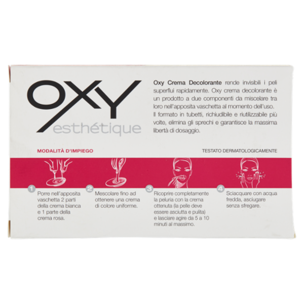 Oxy esthétique Crema Decolorante Tubetti 25 ml + 50 ml