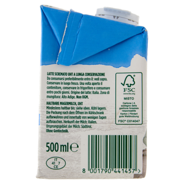 mila Latte di Montagna scremato UHT 500 ml