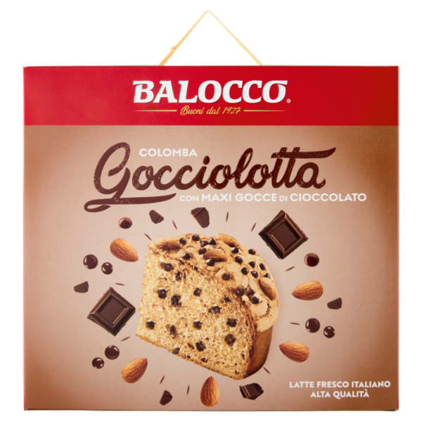 Balocco Colomba Gocciolotta con Maxi Gocce di Cioccolato 750 g