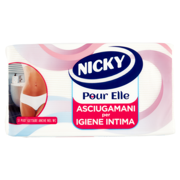 Nicky Pour Elle Asciugamani per Igiene Intima Fogli 100 pz