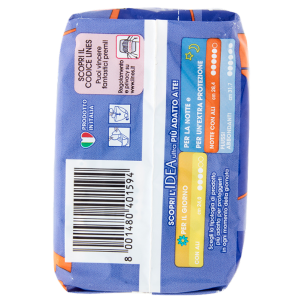 Lines Idea ultra notte con ali 10 pz