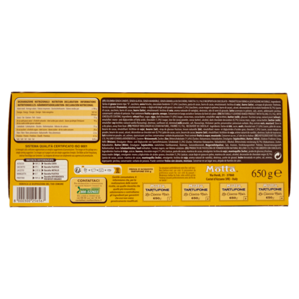 Motta Tartufone Colomba Ciocco Noir 650 g
