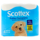 Scottex Pulito Completo Carta Igienica Maxi Rotoli 4 pz