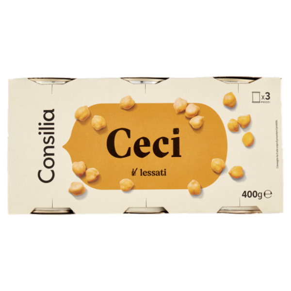 Consilia Ceci Lessati 3 x 400 g