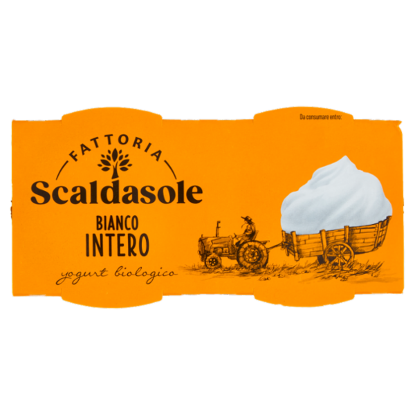 Fattoria Scaldasole Bianco Intero yogurt biologico 2 x 115 g