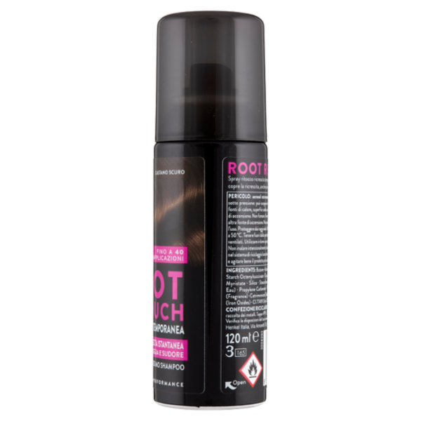 Syoss Root Retouch Colorazione Temporanea Castano Scuro 120 ml