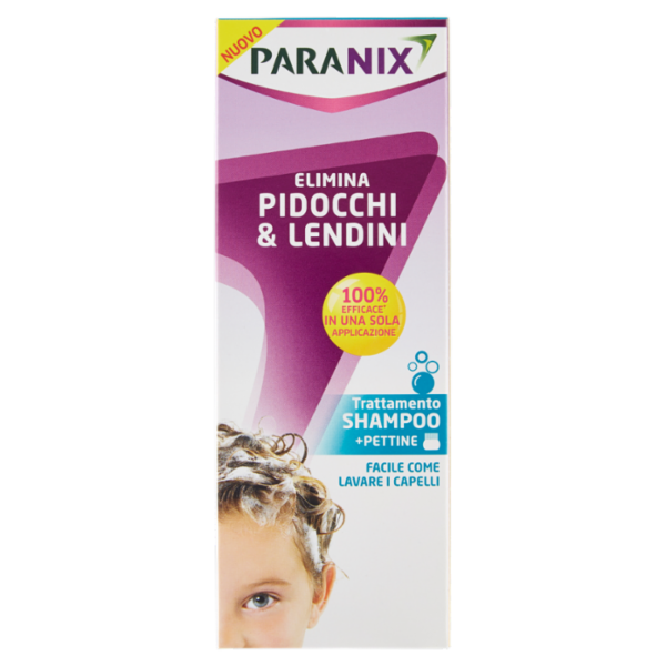 Paranix Elimina Pidocchi & Lendini Trattamento Shampoo + Pettine 200 ml