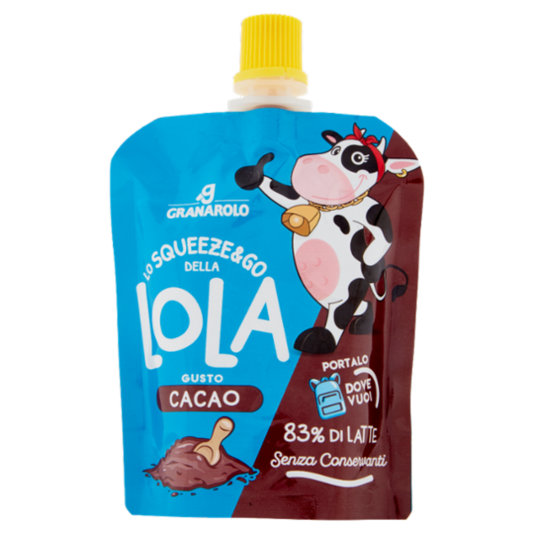 Granarolo lo Squeeze&go della Lola Gusto Cacao 85 g